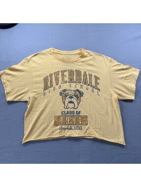 Archie Comics Riverdale High School Crop Graphic T-Shirt